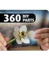 FLEURS EN BOIS - Festival des fleurs - 360pc - vue de profil