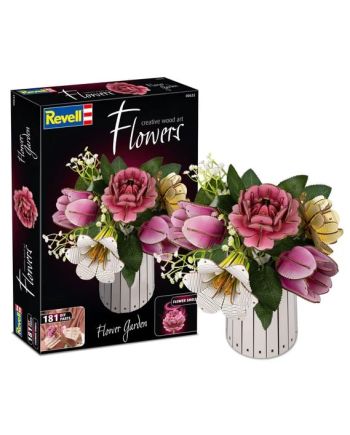 FLEURS EN BOIS - Jardin Fleuri - 181pc - vue principale