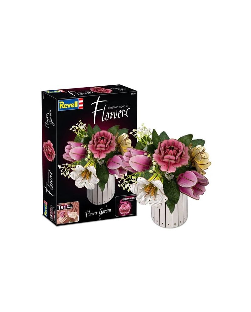 FLEURS EN BOIS - Jardin Fleuri - 181pc - vue principale