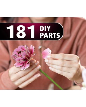 FLEURS EN BOIS - Jardin Fleuri - 181pc - vue de dos