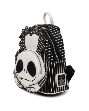 NBX - Jack Skellington - Sac à dos LoungeFly '23x26.5x11.5' - vue de face