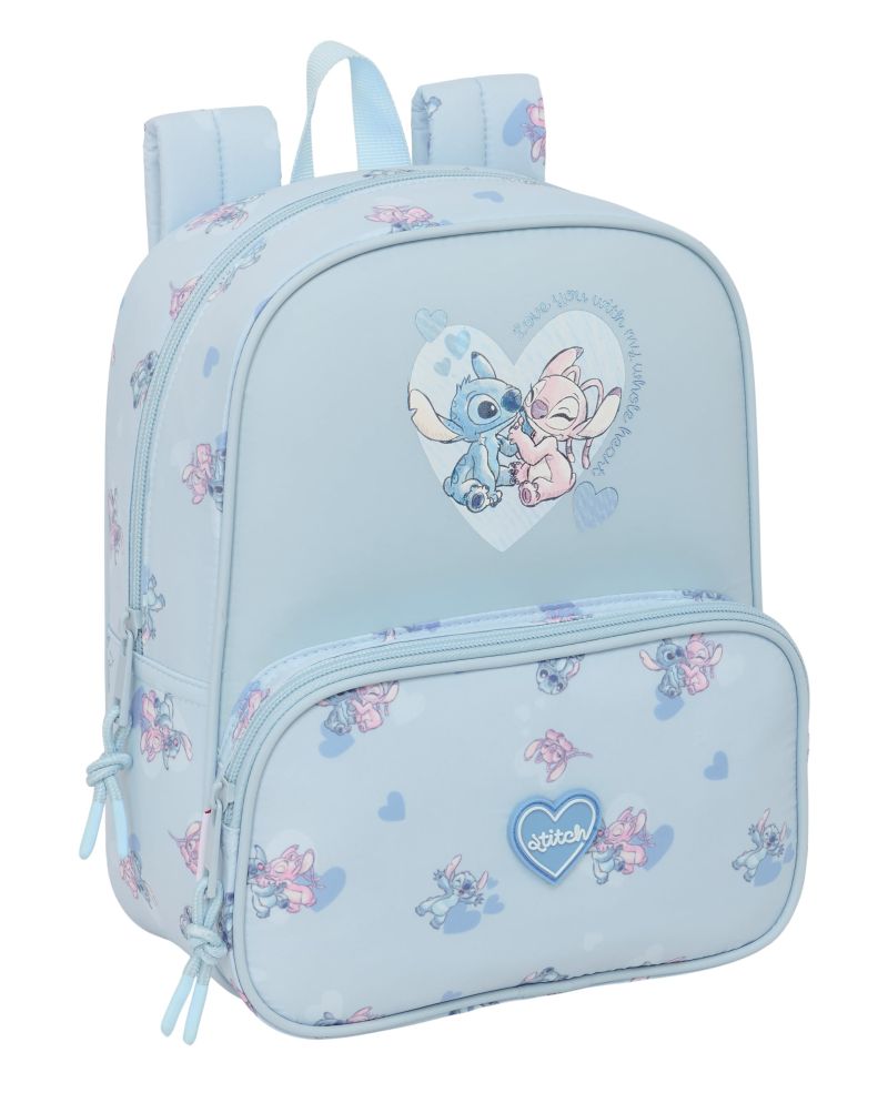 Sac à dos Stitch et Angel Ohana Disney vue de face