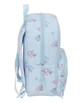 Sac à dos Stitch Disney vue de profil 27x22x10cm