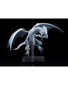 Statuette Dragon Blanc aux Yeux Bleus vue de dos
