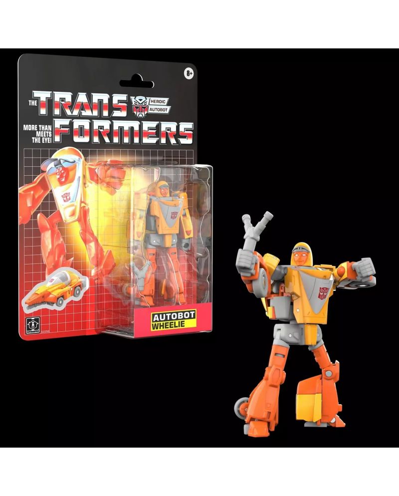 TRANSFORMERS - G1 Autobot Wheelie - Figurine Retro 11cm - vue principale