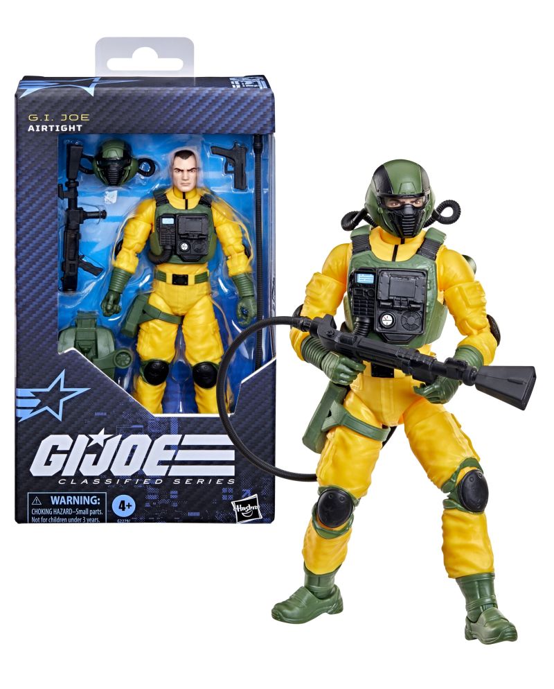 Figurine G.I. Joe Airtight Classified Series #198 par Hasbro - vue de face