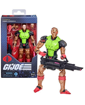 Figurine Cobra Overkill G.I. Joe Classified Series #201 15cm