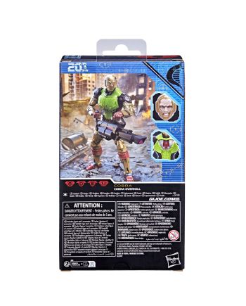 Figurine Cobra Overkill 15cm licence GI Joe vue arrière