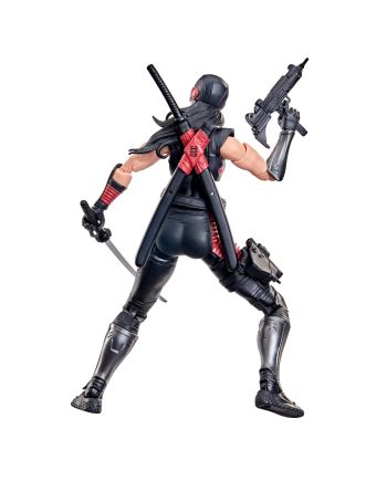 Figurine G.I. Joe Snake Eyes Dawn Moreno Classified Series 197 - détails accessoires