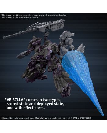 ARMORED CORE VI - 30MM Arquebus ADD VE-404 Open Faith - Model Kit - vue de profil