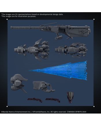 ARMORED CORE VI - 30MM Arquebus ADD VE-404 Open Faith - Model Kit - vue de dos