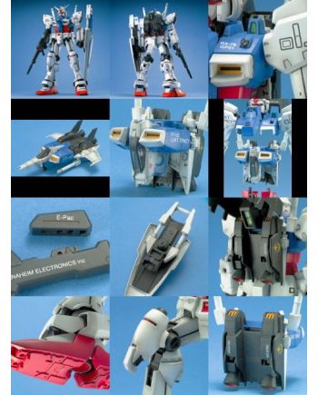 GUNDAM - MG 1/100 Gundam GP01 - Model Kit - vue de dos