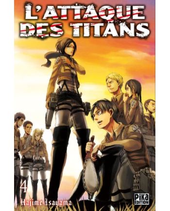L'ATTAQUE DES TITANS - Tome 4 - vue principale