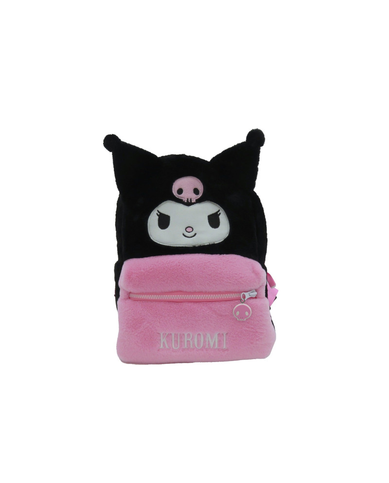 HELLO KITTY - Kuromi - Fur Backpack - 30x14x22cm