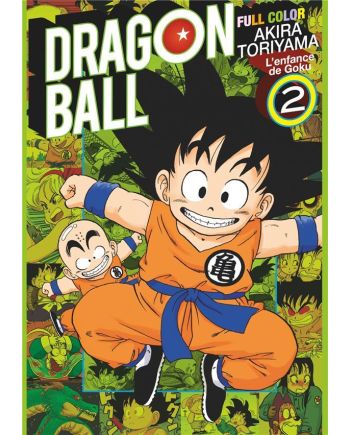 Couverture du manga Dragon Ball Full Color L'enfance de Goku Tome 2 aux éditions Glénat