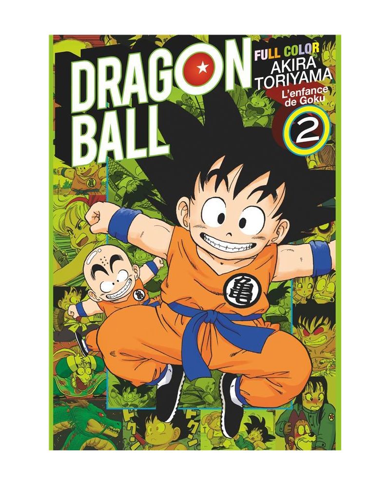Couverture du manga Dragon Ball Full Color L'enfance de Goku Tome 2 aux éditions Glénat