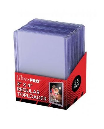 Ultra PRO Toploaders Clear Regular 3 x 4 lot de 25
