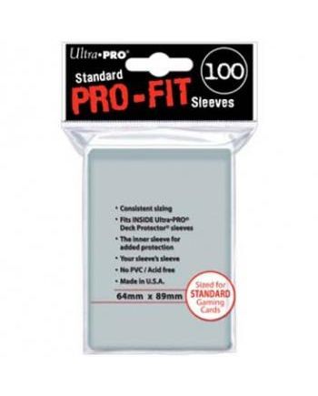 Ultra PRO Pro-Fit Standard Sleeves paquet de 100