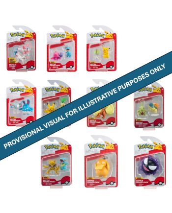 POKEMON - Battle Figure Packs - Assortment 6 pcs - vue principale
