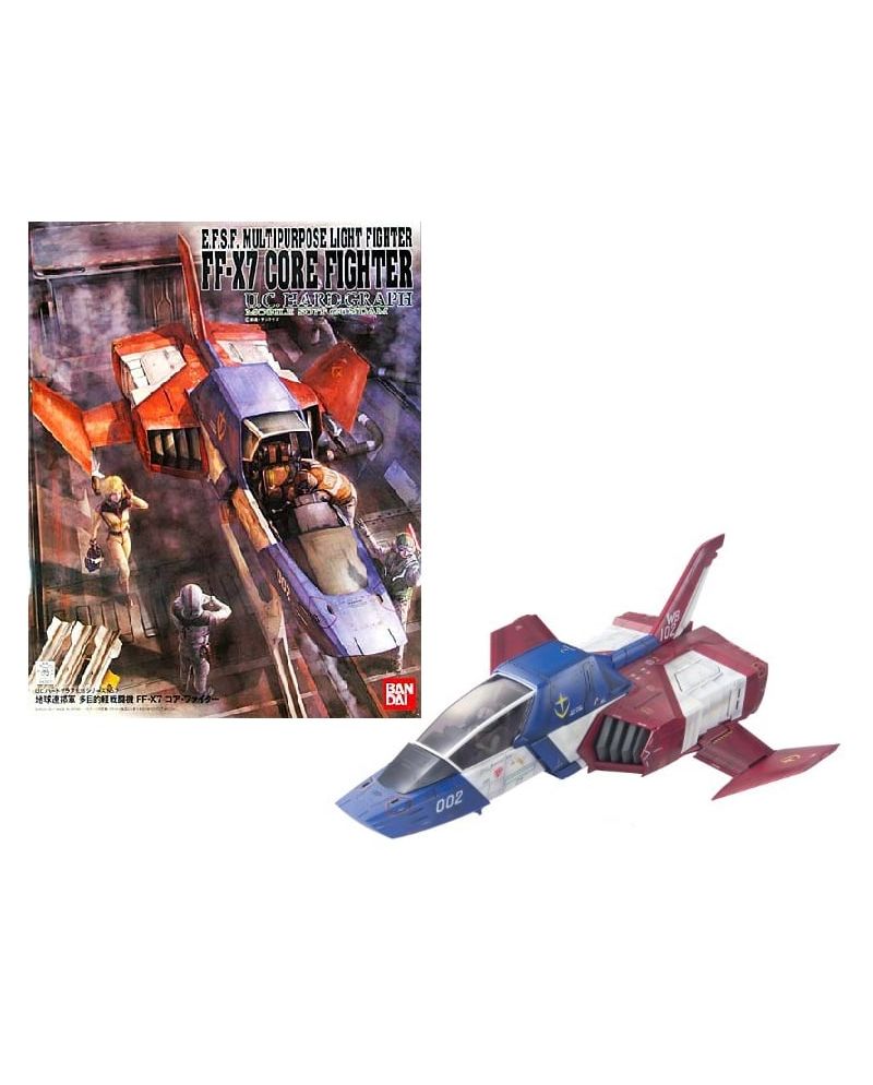 GUNDAM UCHG 1/35 Core Fighter model kit Bandai vue face