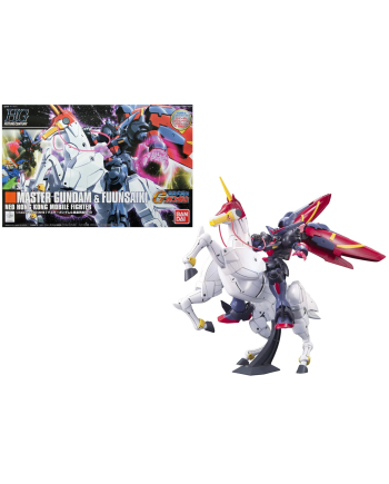 Model Kit Gundam 1/144 HGFC Master Gundam et Fuunsaiki de face