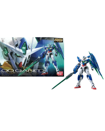 GUNDAM RG 1/144 OO QANT Model Kit Bandai - boîte du produit