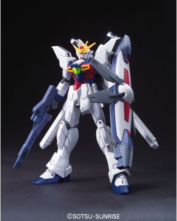 Figurine à assembler Gundam X Divider vue de profil