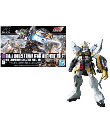 Model Kit HG 1/144 Gundam Sandrock & Breaker MPCS de face