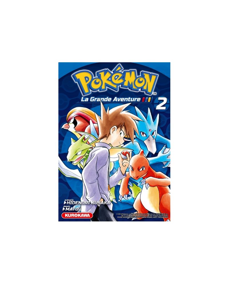 Pokémon La grande aventure Tome 2 - couverture du manga