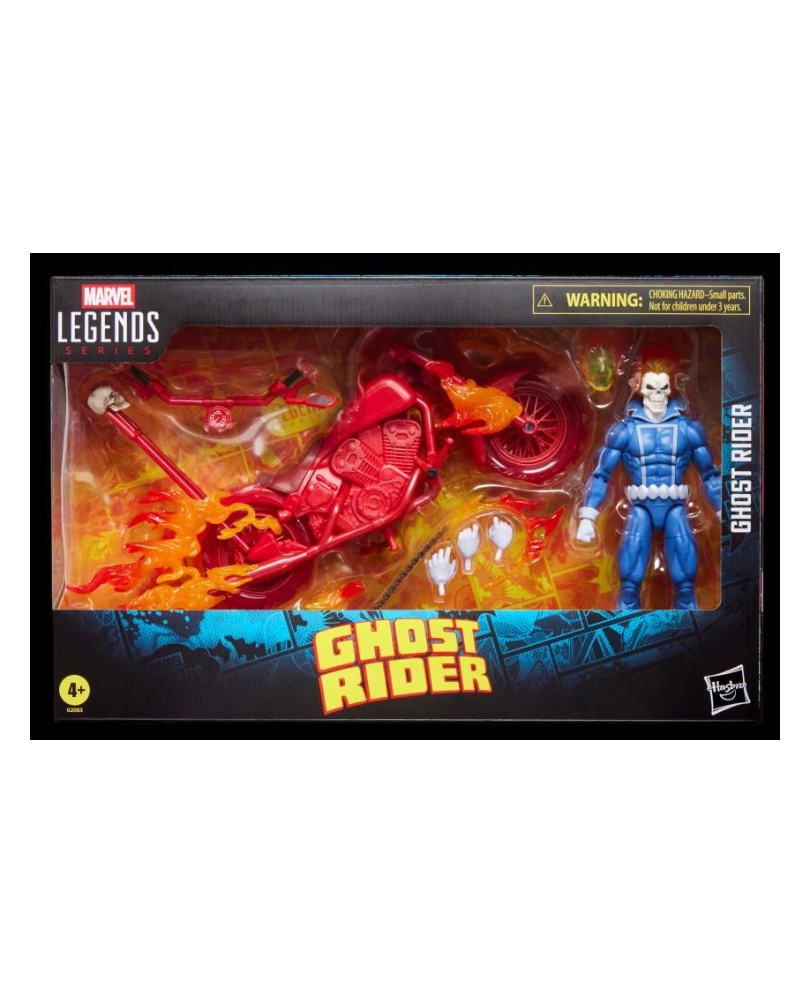 MARVEL - Ghost Rider with Motorcycle - Figurine Legend Series 15cm - vue principale