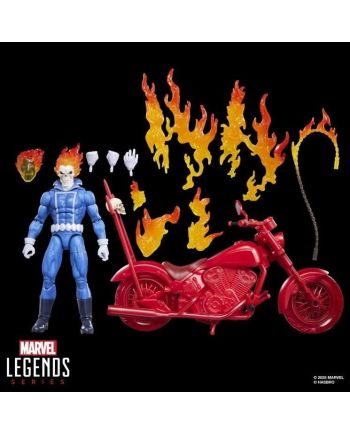 MARVEL - Ghost Rider with Motorcycle - Figurine Legend Series 15cm - vue de face