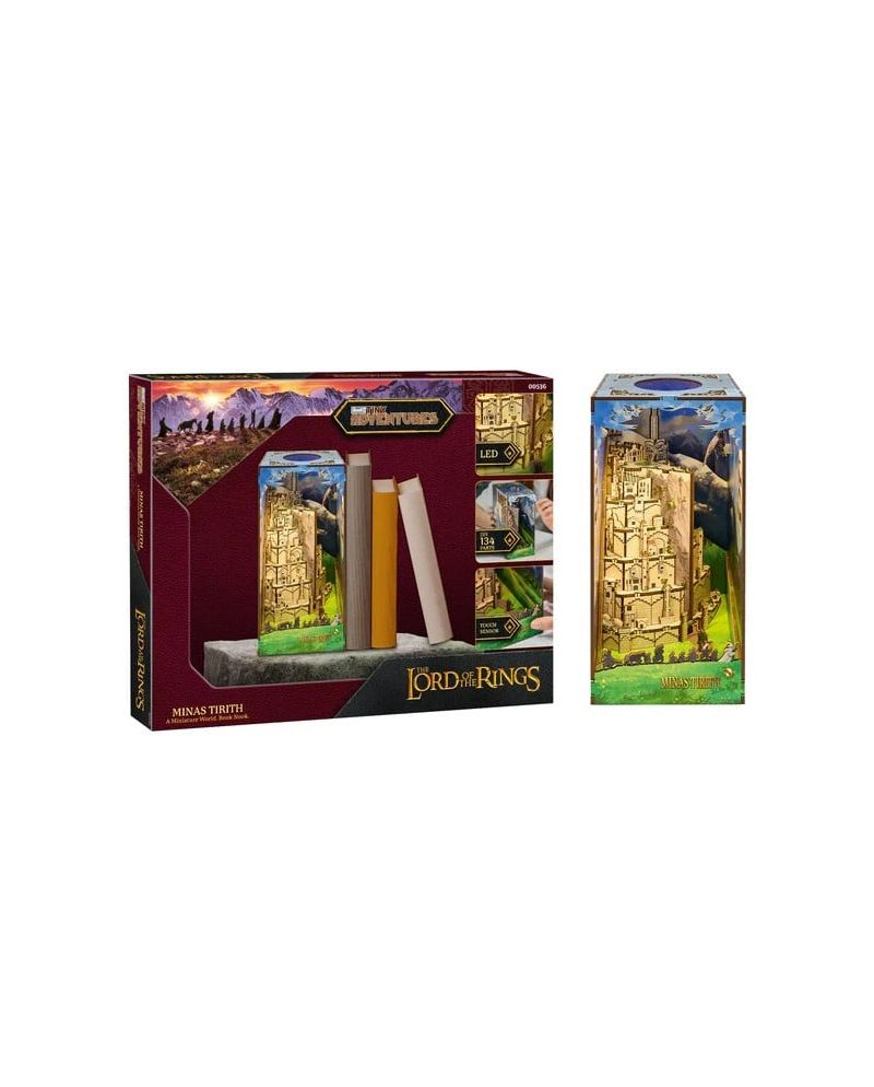 LORD OF THE RING - BOOK NOOK KIT -Minas Tirith - 134pc + Eclairage LED - vue principale