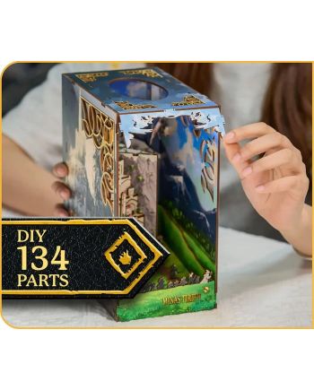 LORD OF THE RING - BOOK NOOK KIT -Minas Tirith - 134pc + Eclairage LED - vue de dos