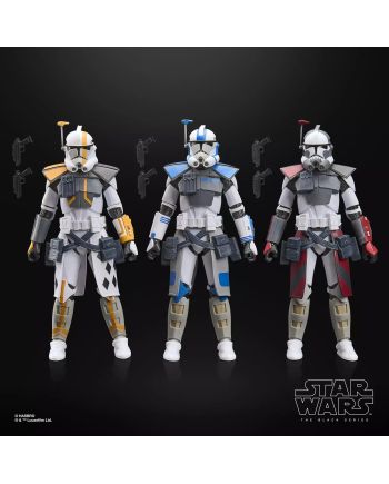Vue arrière du pack Arc Trooper Black Series