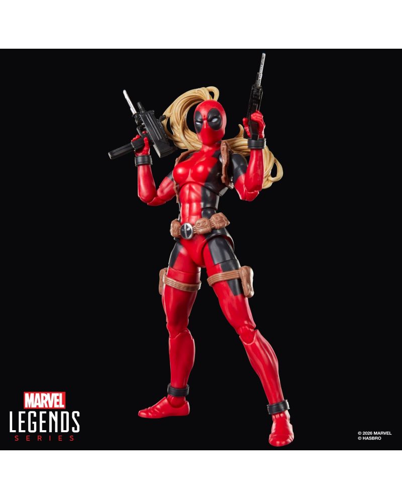 Figurine Lady Deadpool Marvel Legends Series 15cm de face
