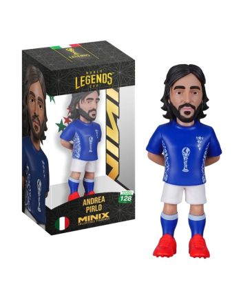 Figurine Minix Andrea Pirlo Italie Coupe du Monde des Légendes 12cm