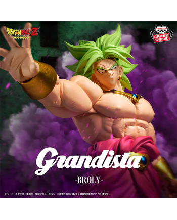 Figurine Broly Grandista Dragon Ball Z présentation Banpresto