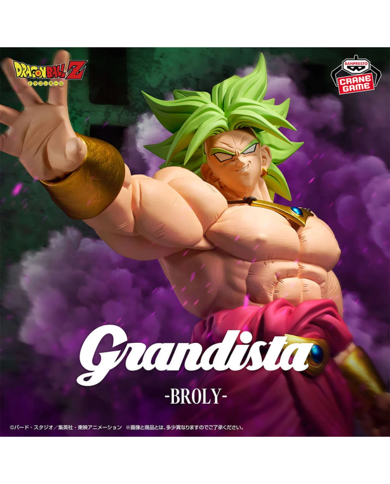 Figurine Broly Grandista Dragon Ball Z présentation Banpresto