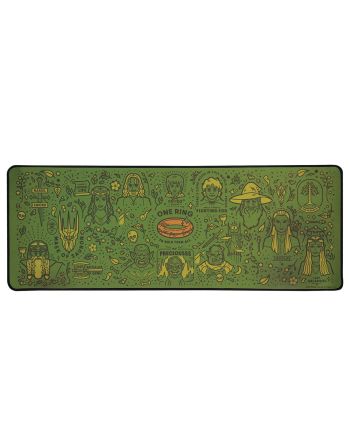 LE SEIGNEUR DES ANNEAUX - Tapis de Bureau XL + 1 Sous-Verre - vue de profil