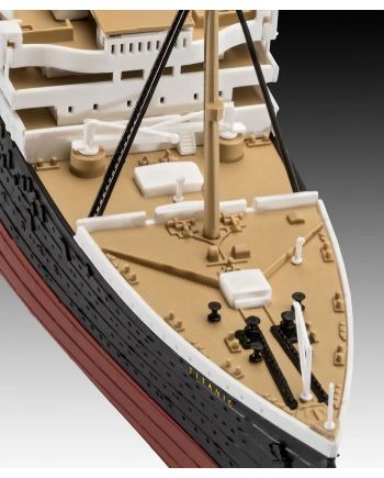 RMS TITANIC - Model Kit Click System 1/600 - vue de profil