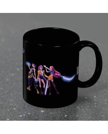 K-POP DEMON HUNTERS - Huntrix - Black Pod Mug 315ml - vue de face