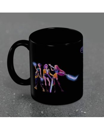 K-POP DEMON HUNTERS - Huntrix - Black Pod Mug 315ml - vue de profil