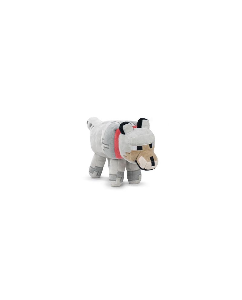 MINECRAFT - Loup - Peluche 17cm - vue principale