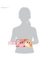 KIRBY - Kirby & Waddle Dee Best Friends - Peluche 24cm - vue de profil