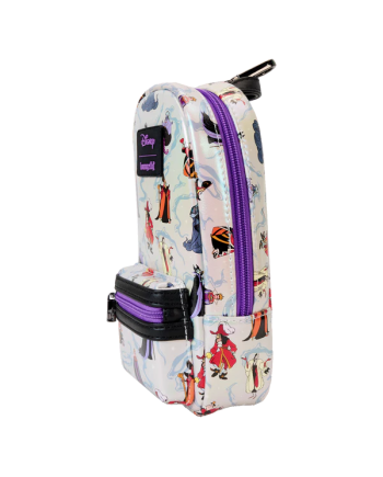 DISNEY - Villains - Mini BackPack Pencil Case Iridescent LoungeFly