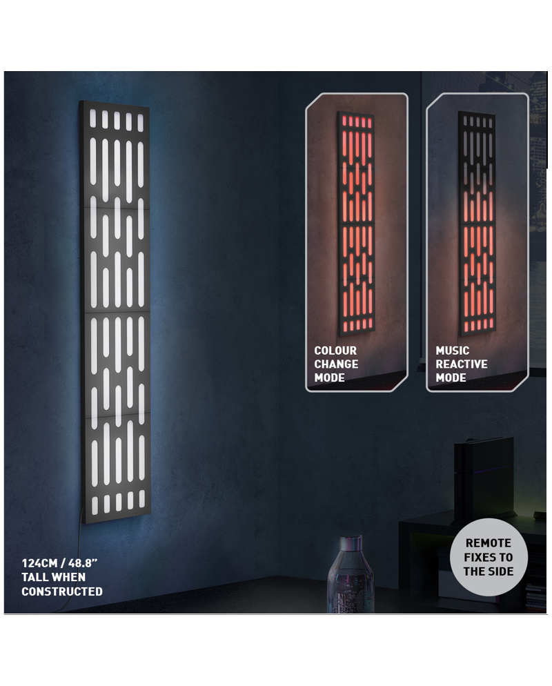 STAR WARS - Panneau Etoile de la Mort - Lampe Murale 124cm - vue principale