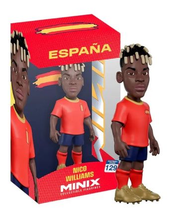 Figurine Minix Williams de l'équipe d'Espagne, Coupe du Monde, 12 cm