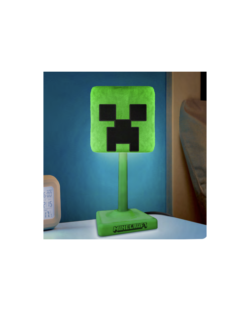 Lampe Fluffy SoftGlo Creeper Minecraft Paladone