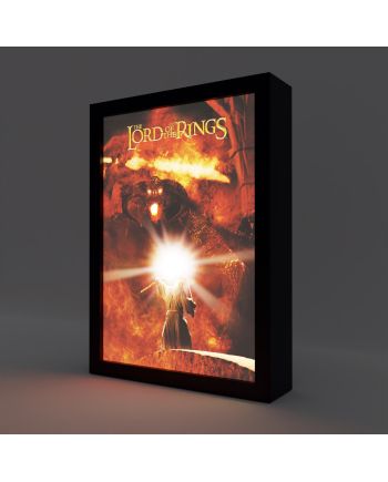 Cadre lumineux LED Le Seigneur des Anneaux 28x20x5cm