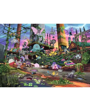 POKEMON - Voltali & Centrale Electrique Récupérée - Puzzle 1000P - vue de face